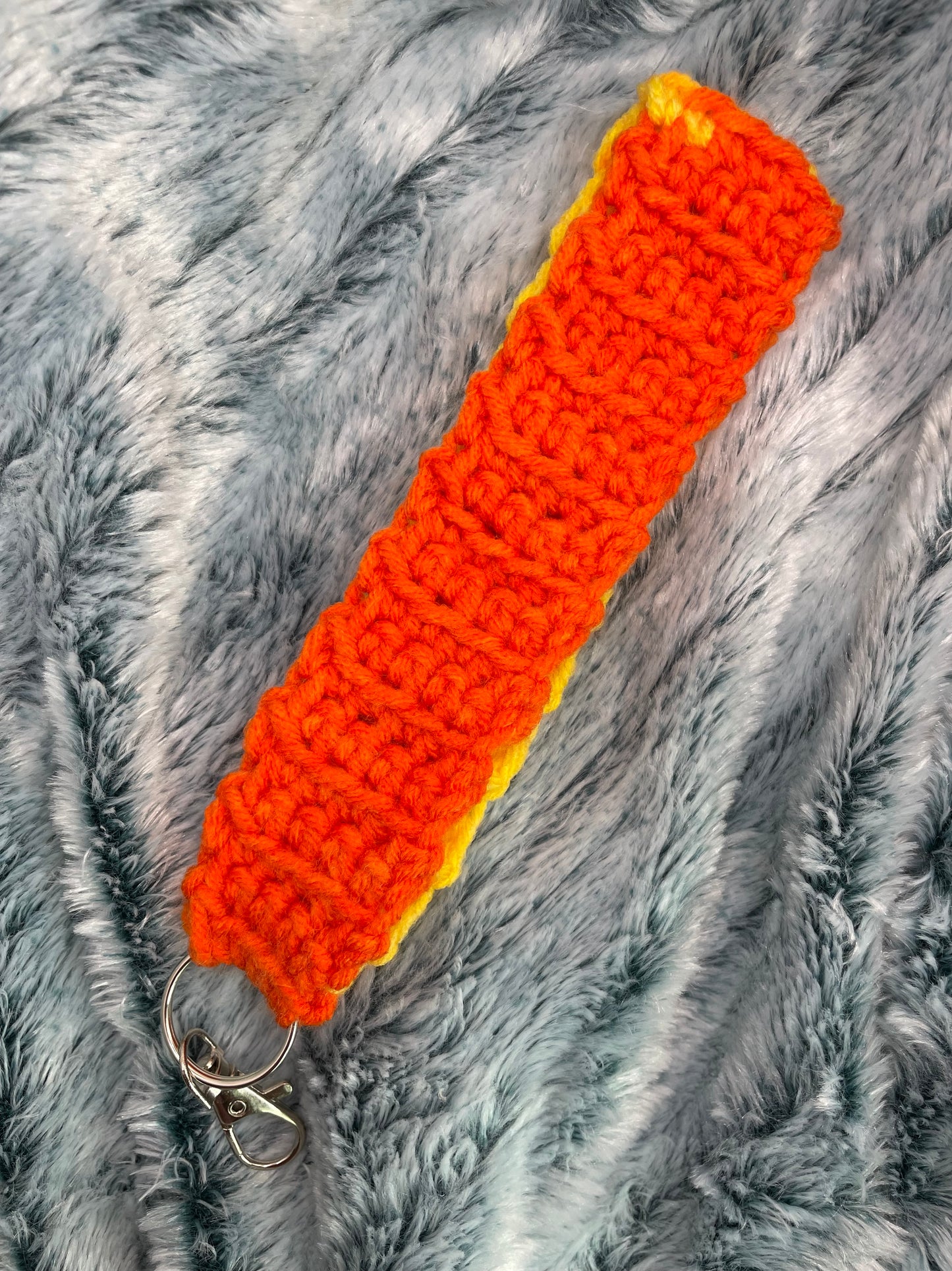 Orange and Yellow Keychain