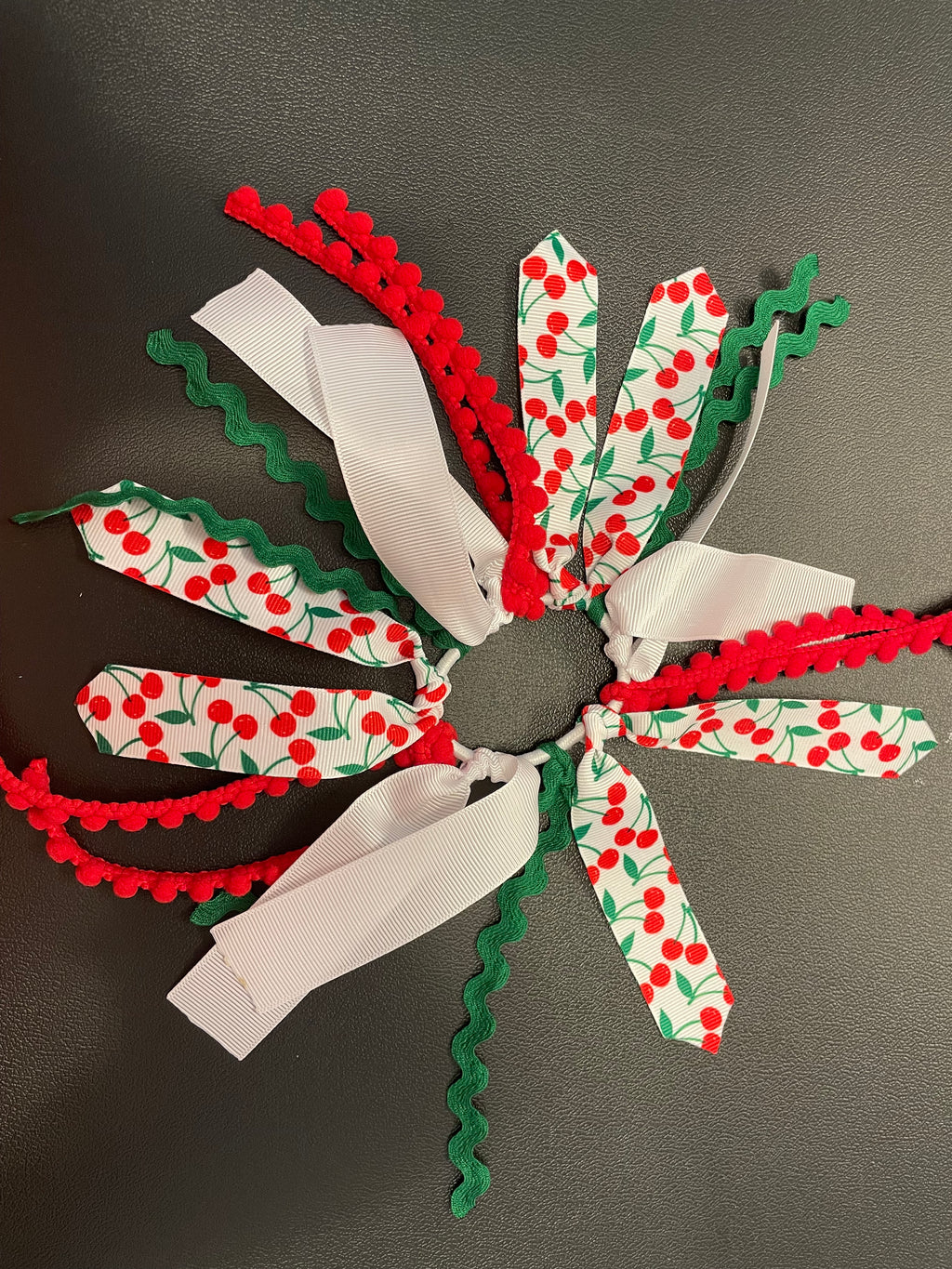 Very Cherry Ribbon Hair Tie