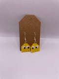 Yellow Ghost Earrings