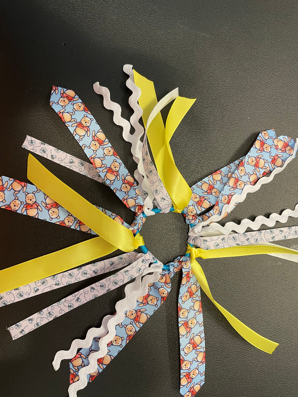 Pooh Bear Ribbon Hair Tie
