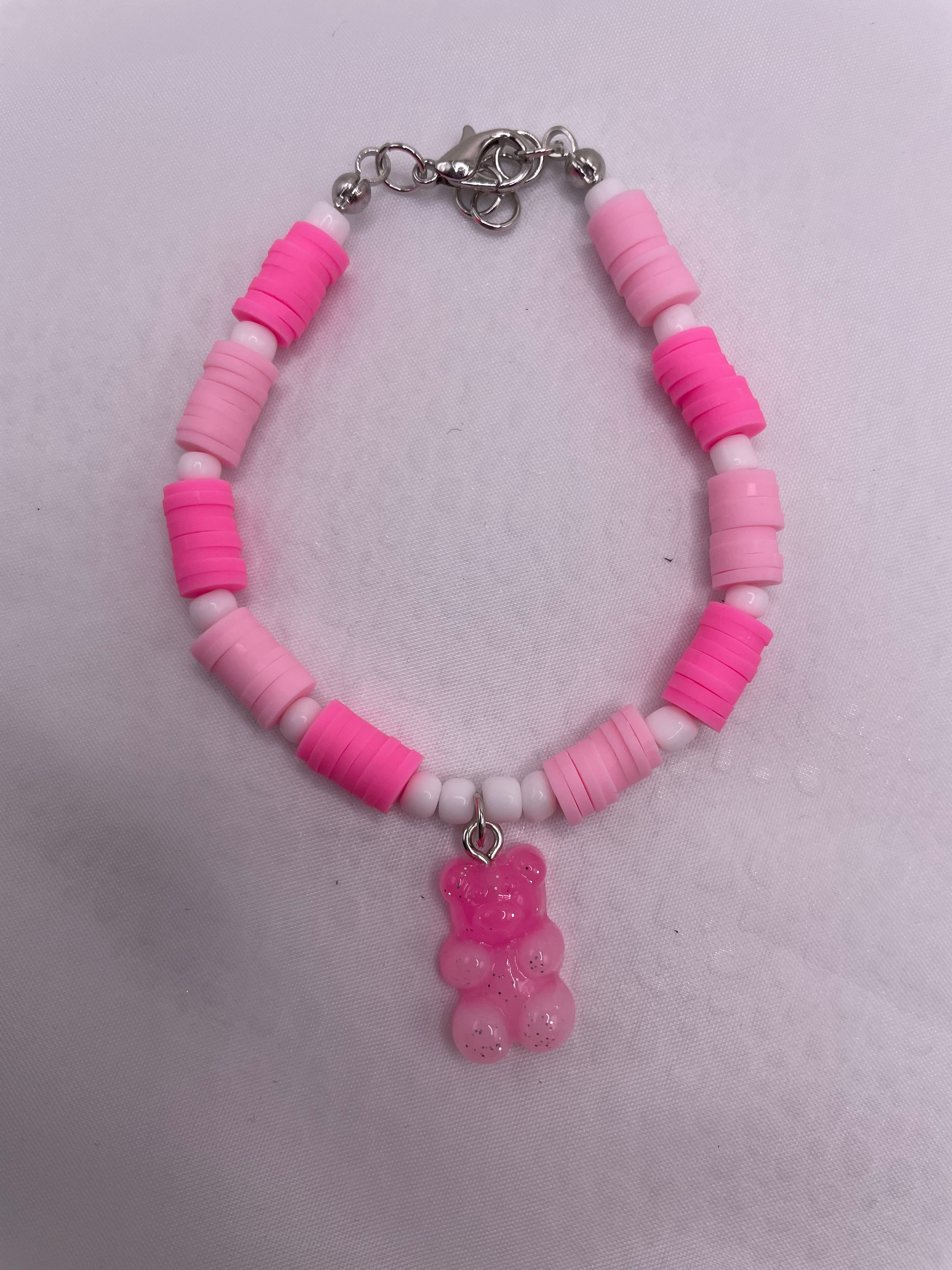 Pink Gummy Bear Bracelet
