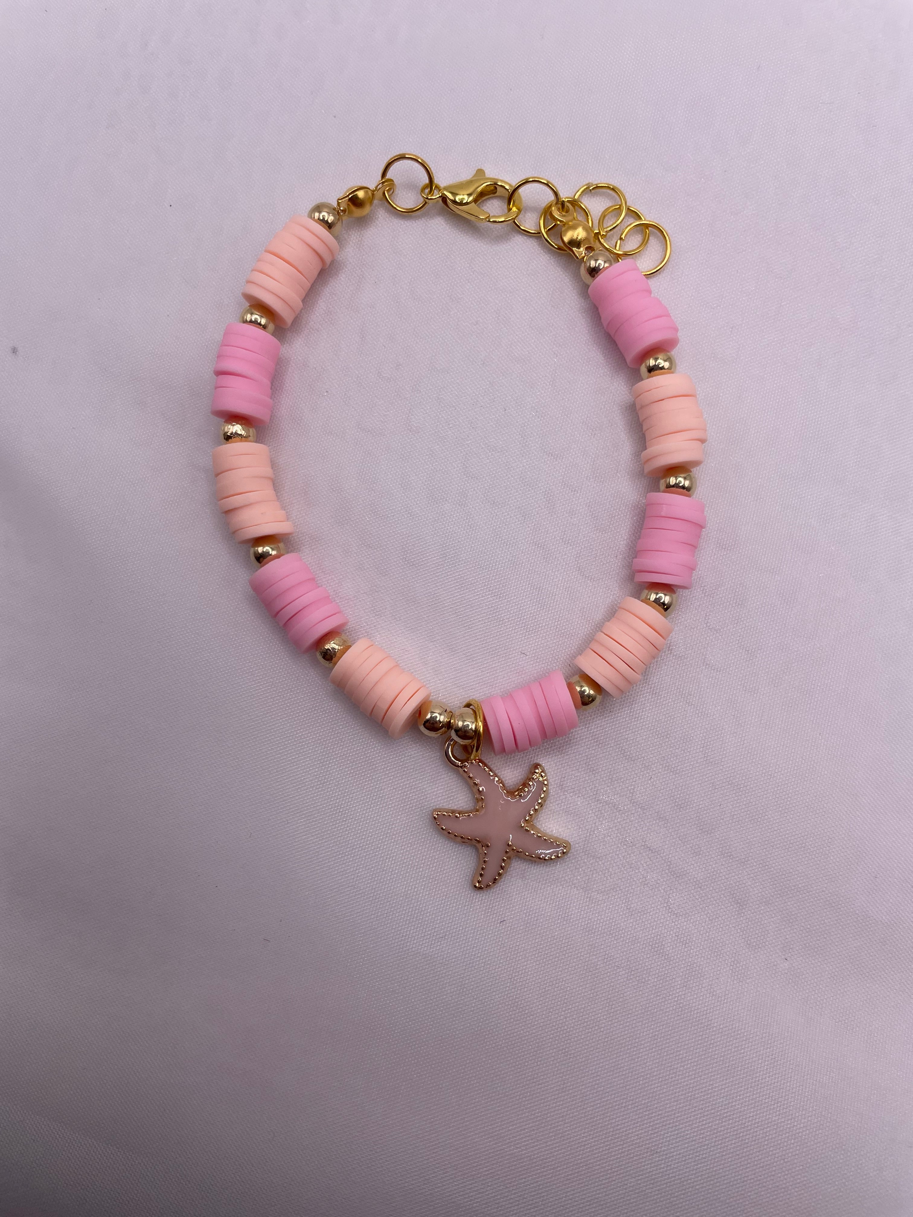 Pink Starfish Bracelet