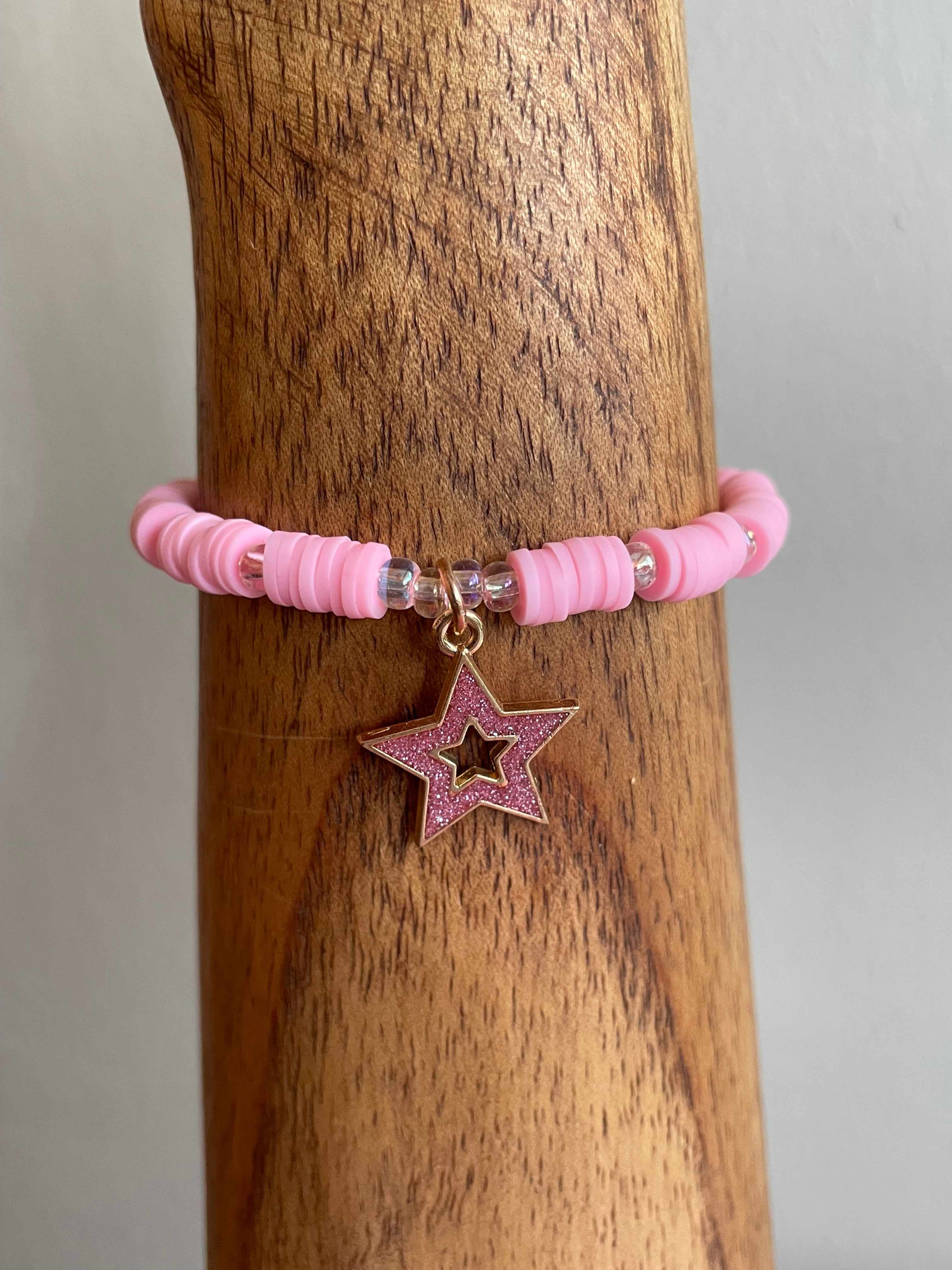 Pink Star Bracelet