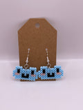 Blue Frog Earrings