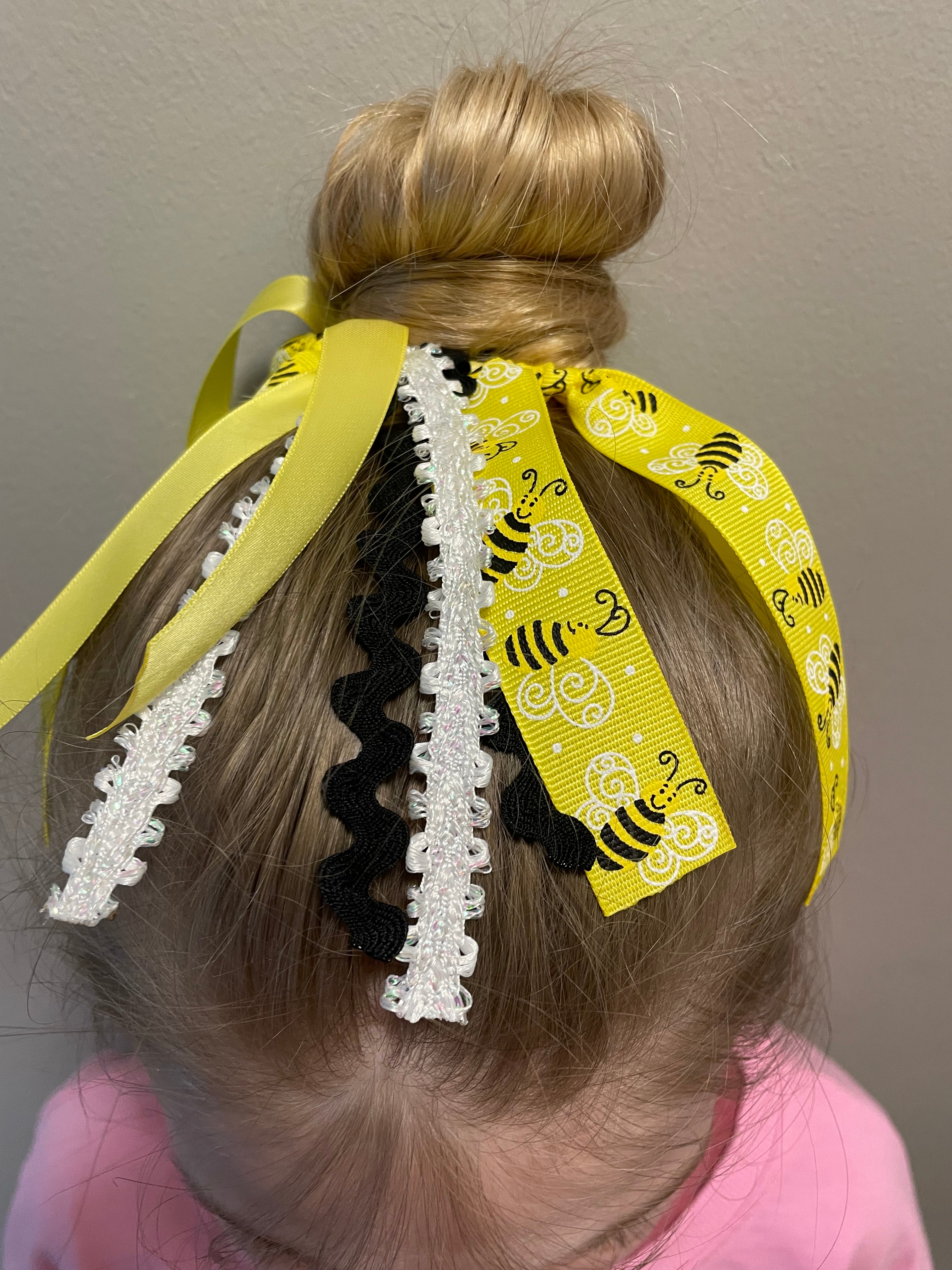 Bumblebee Ribbon Hair Tie