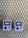Purple Gameboy Earrings