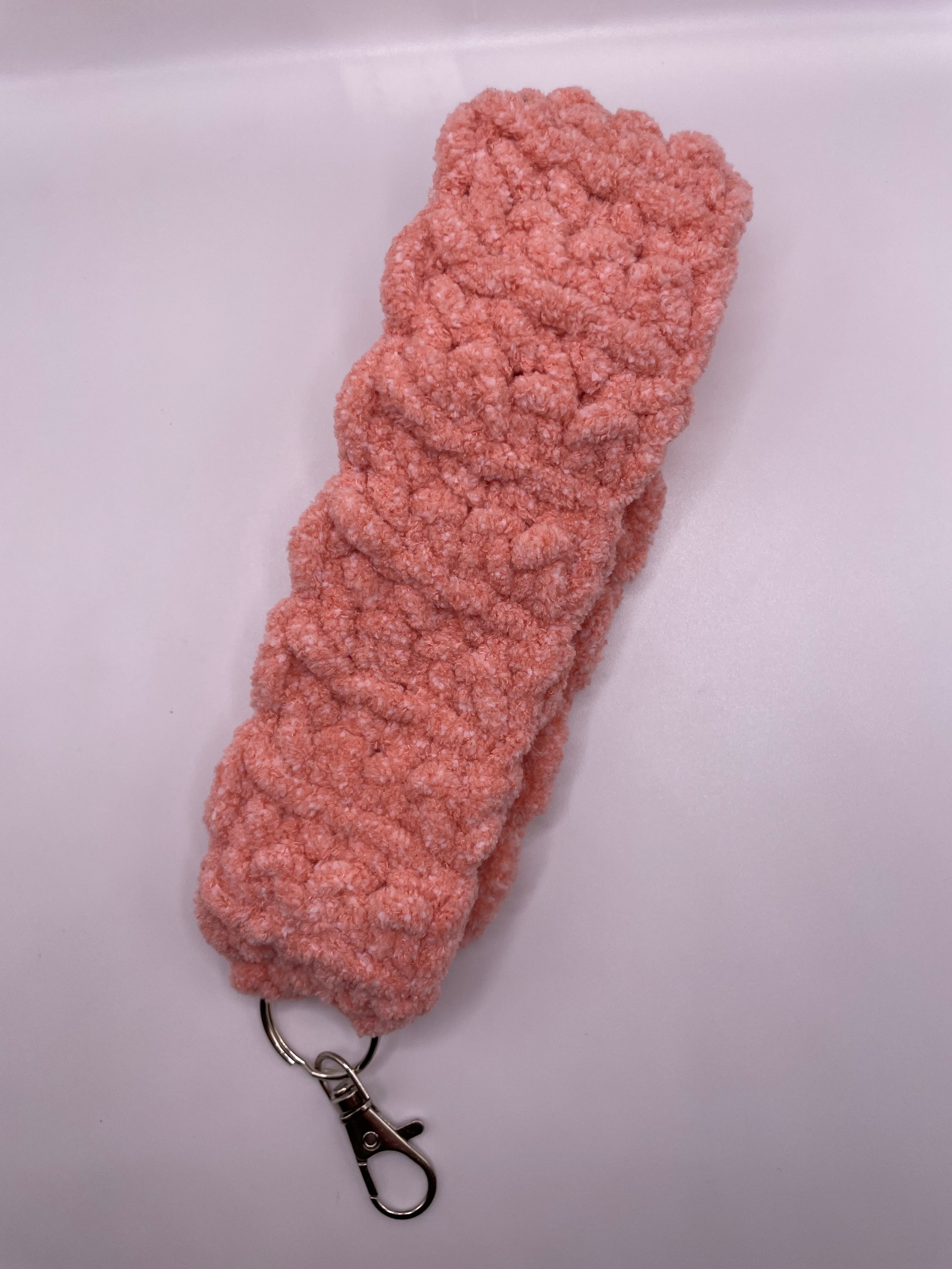 Peachy Pink Keychain