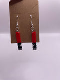 Red Lightsaber Earrings