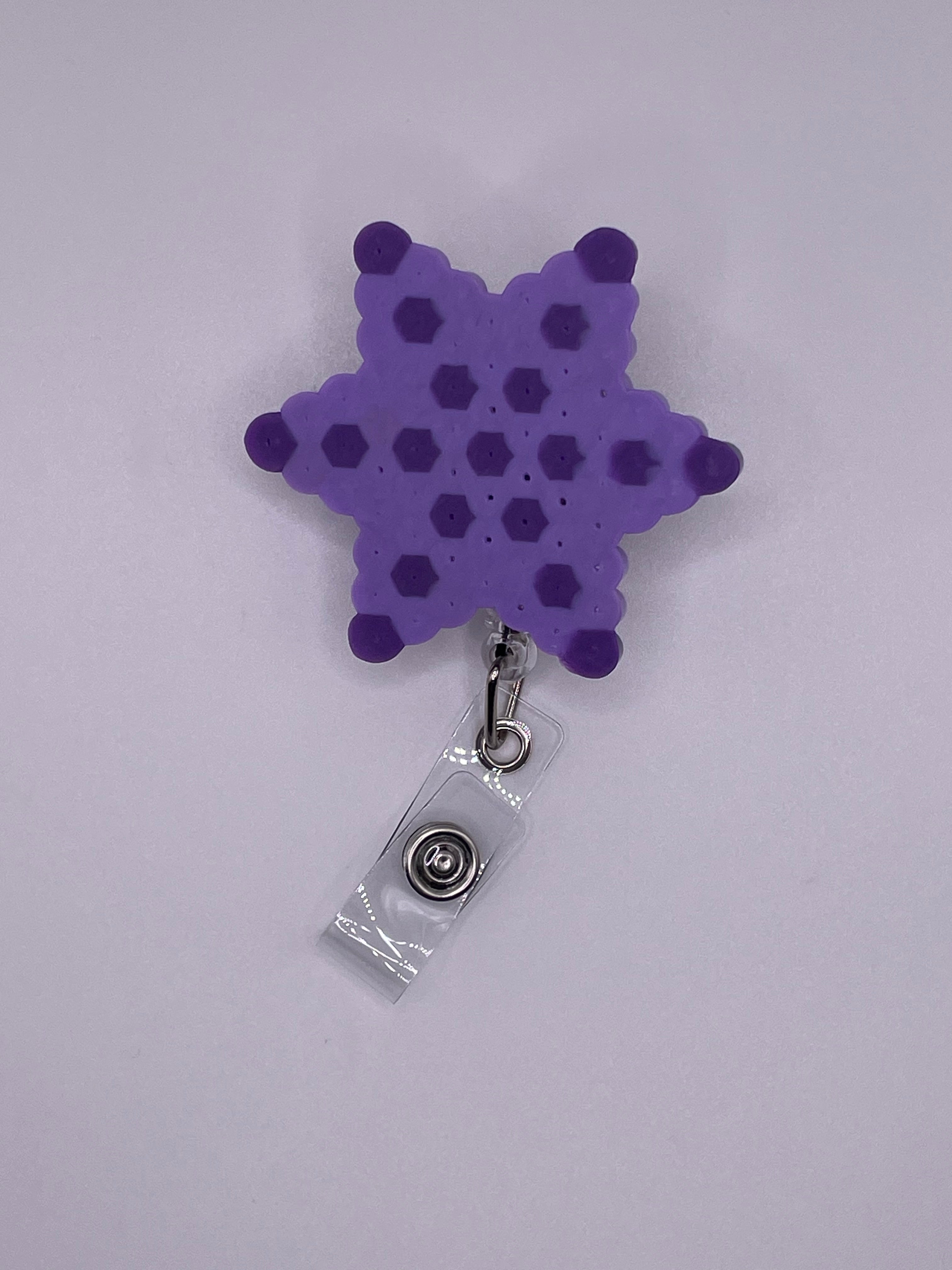 Purple Starfish Badge Reel