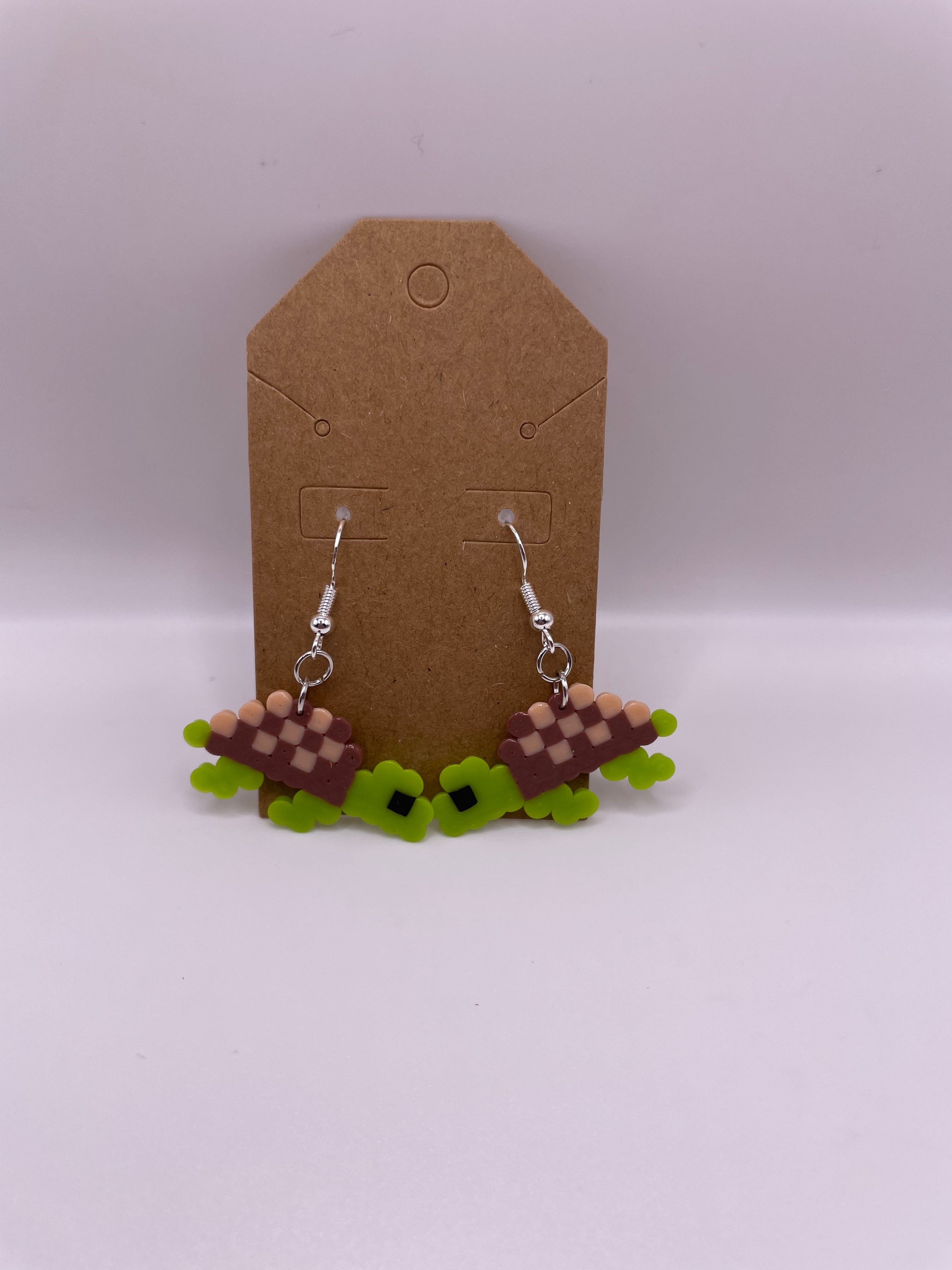 Green Sea Turtle Earrings