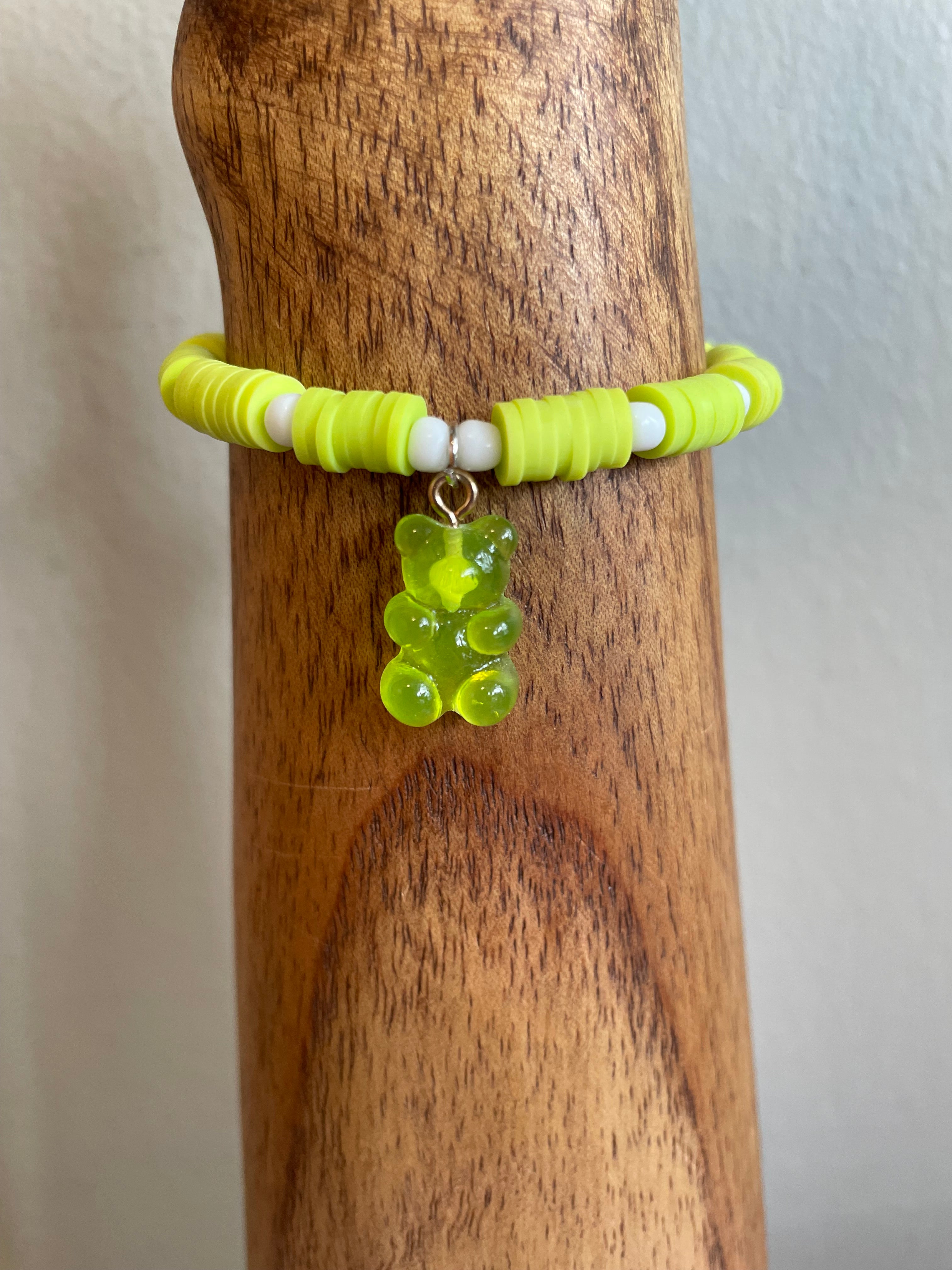 Green Gummy Bear Bracelet