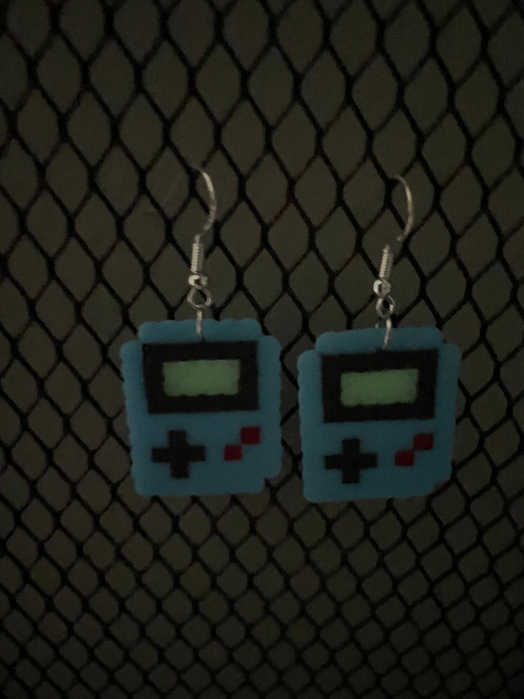 Blue Gameboy Earrings