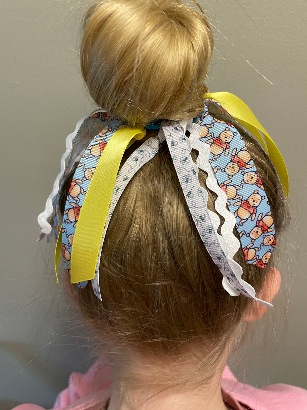 Pooh Bear Ribbon Hair Tie