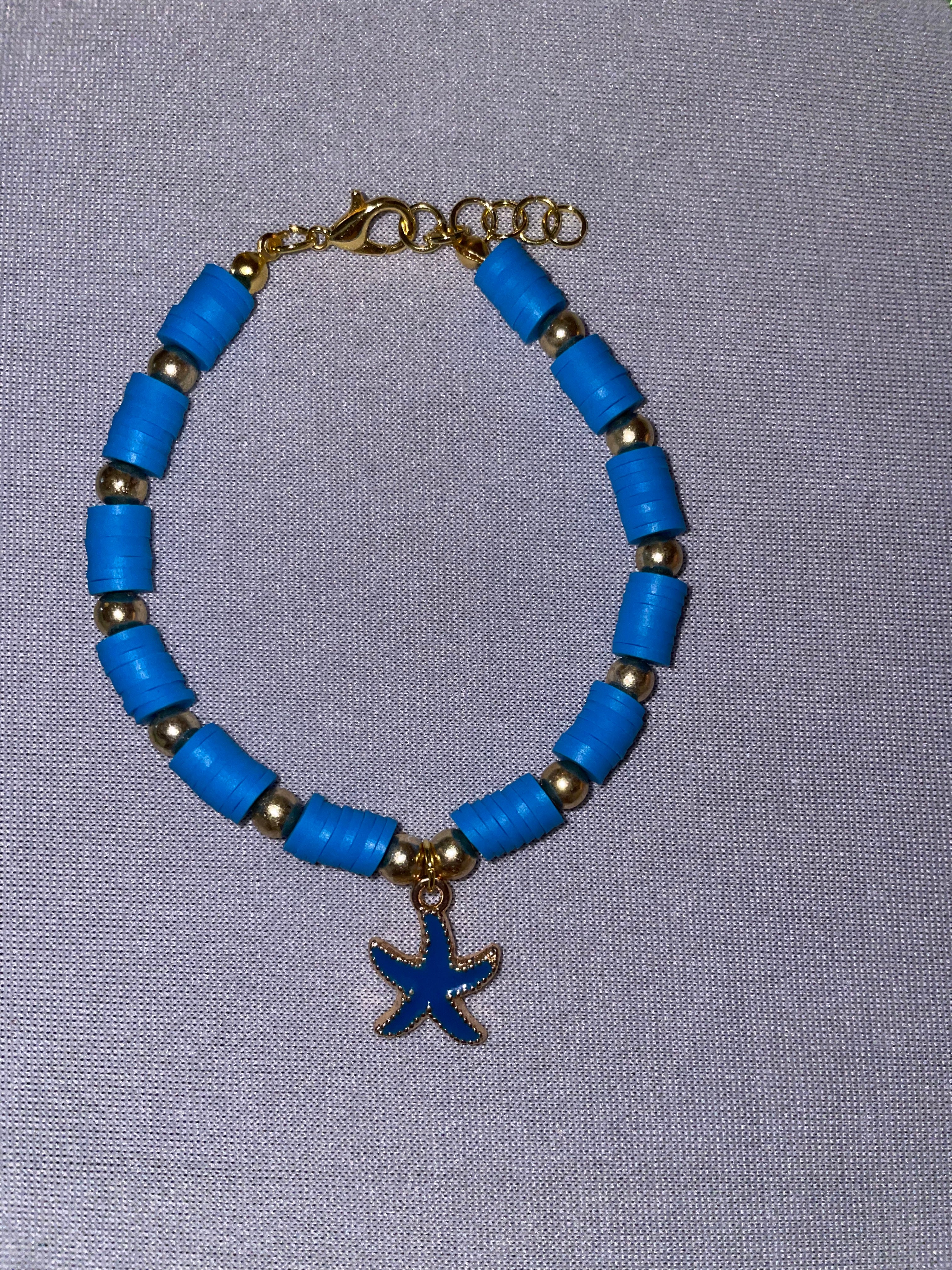 Blue Starfish Bracelet