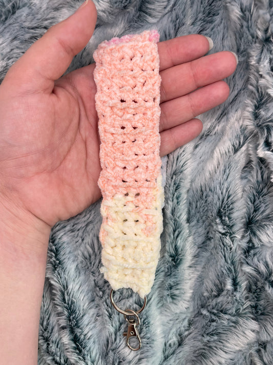 Pastel Crochet Keychain