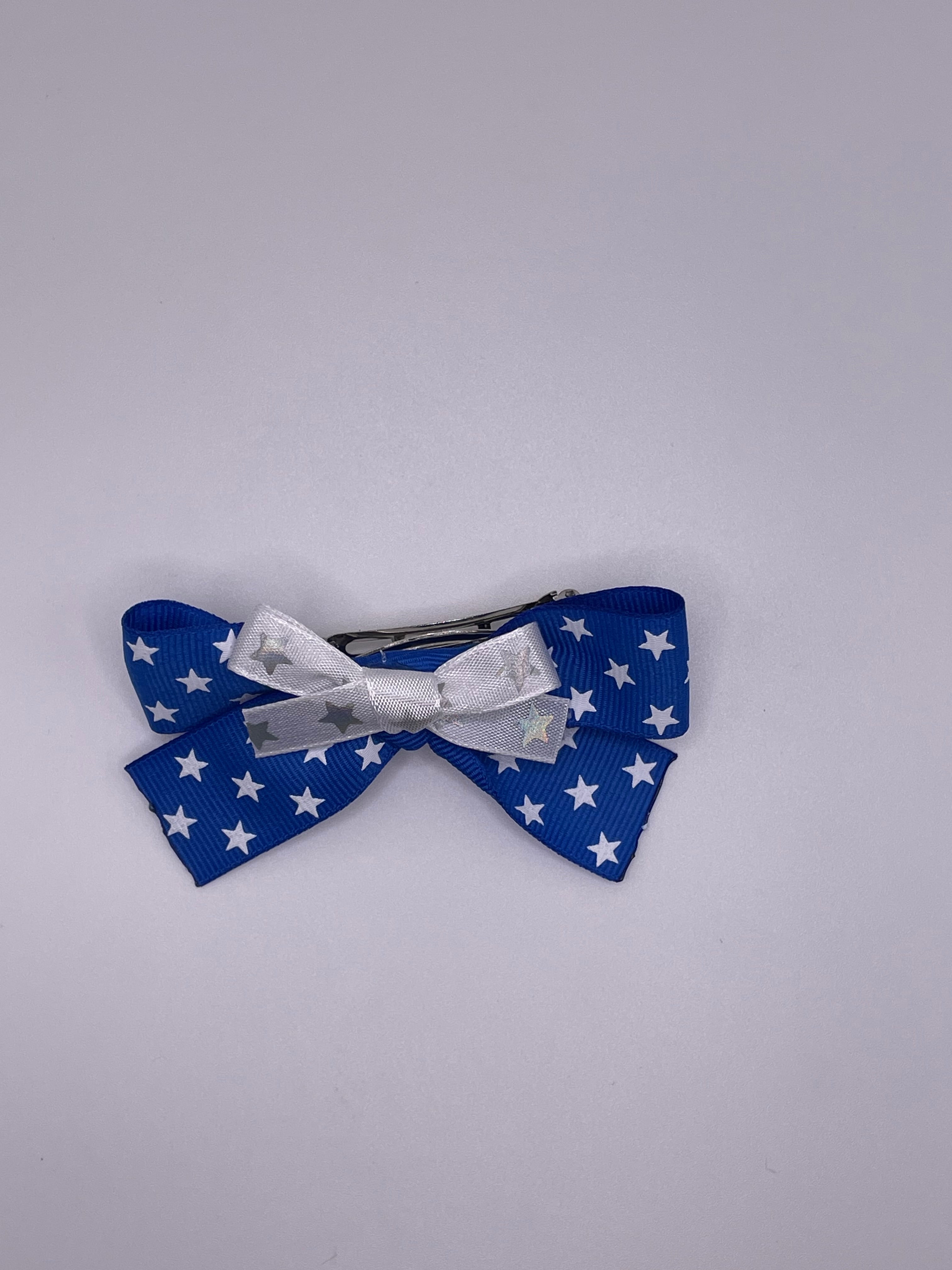 Stars Ribbon Hair Clip