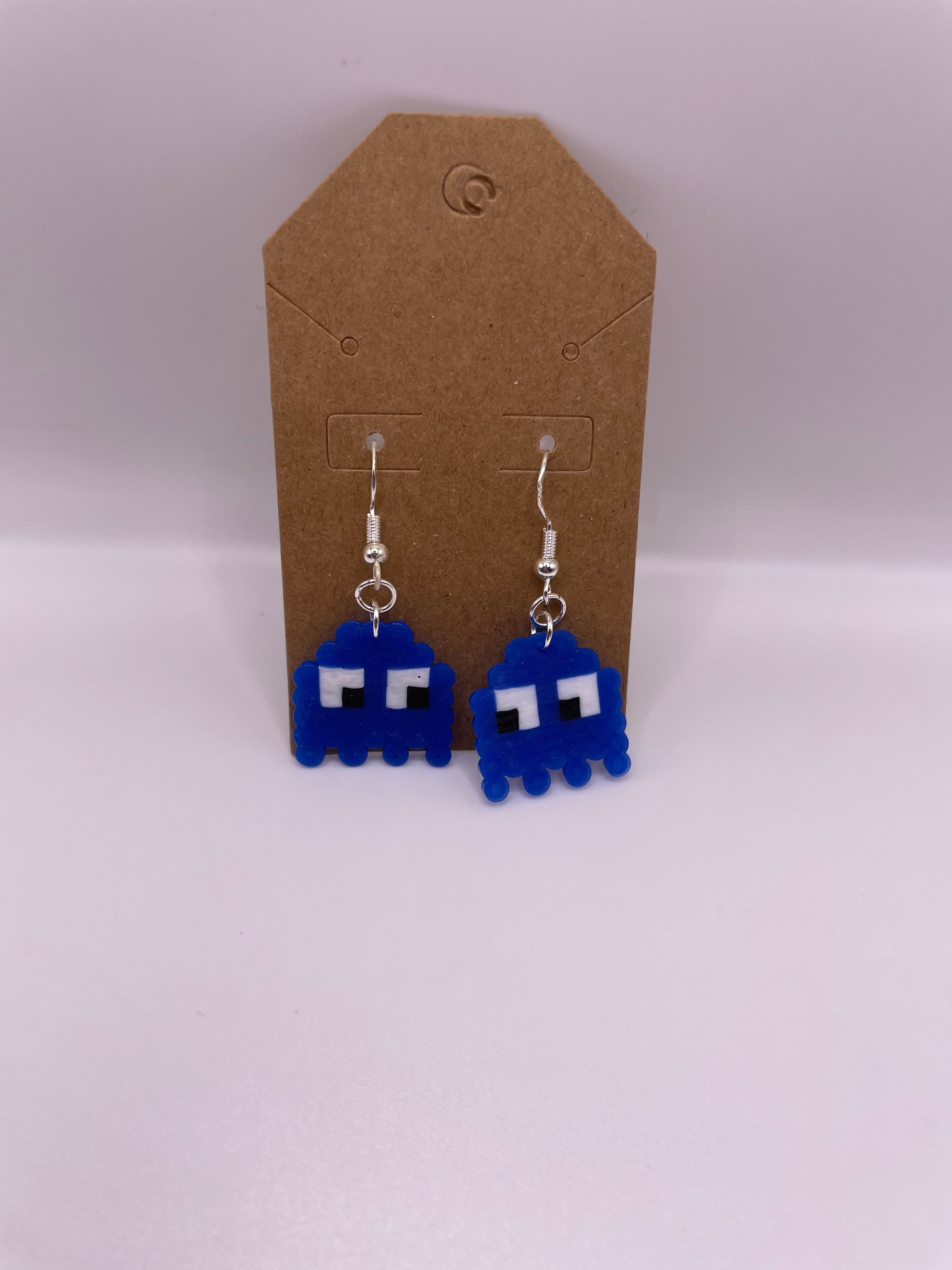 Blue Ghost Earrings