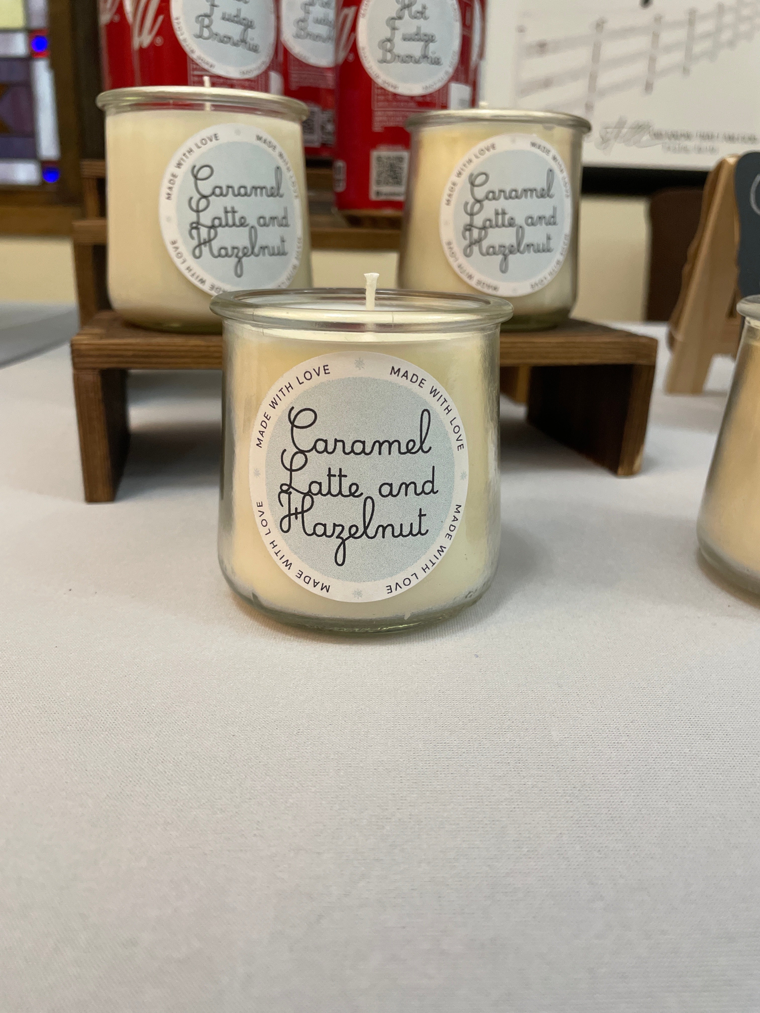Caramel Latte and Hazelnut Candle