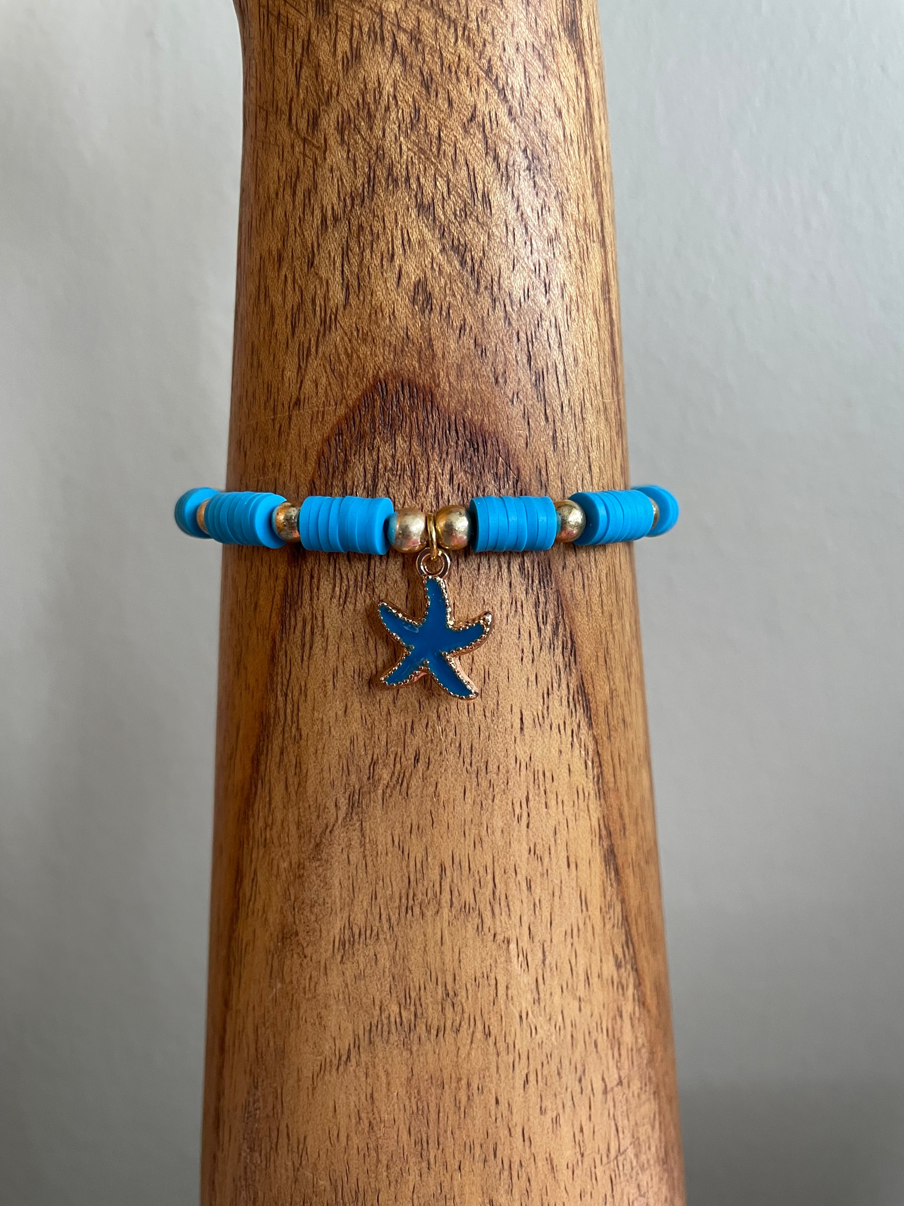 Blue Starfish Bracelet