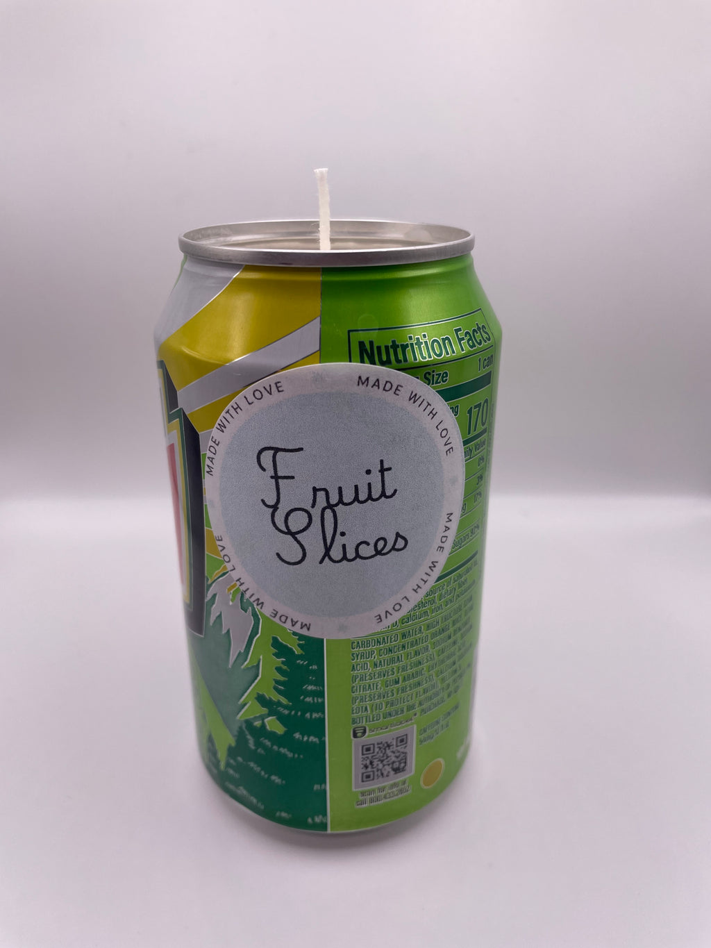Mtn Dew Can Candle Fruit Slices