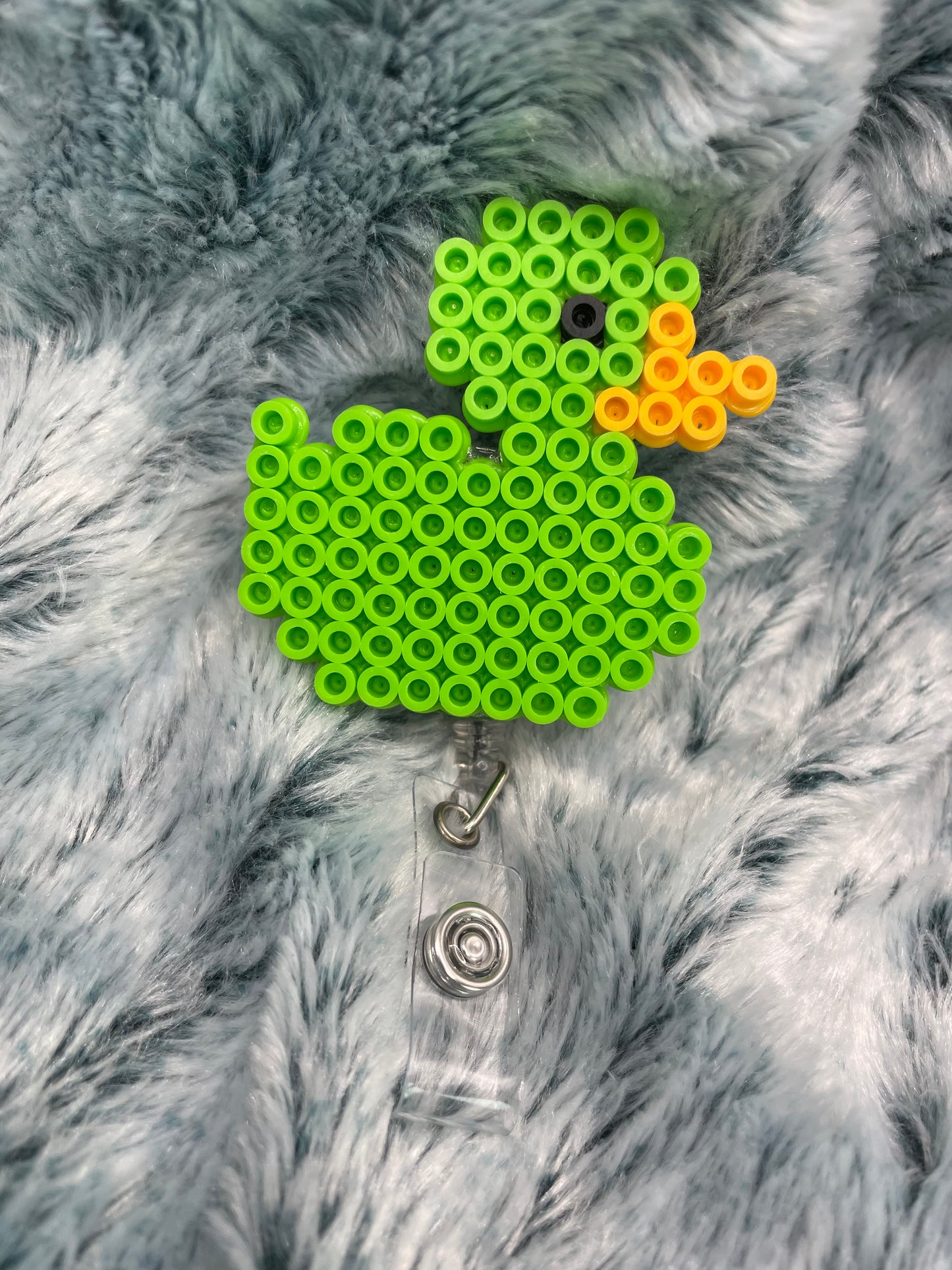 Green Duck Badge Reel
