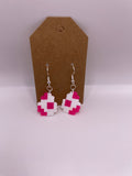 Pink Yoshi Egg Earrings
