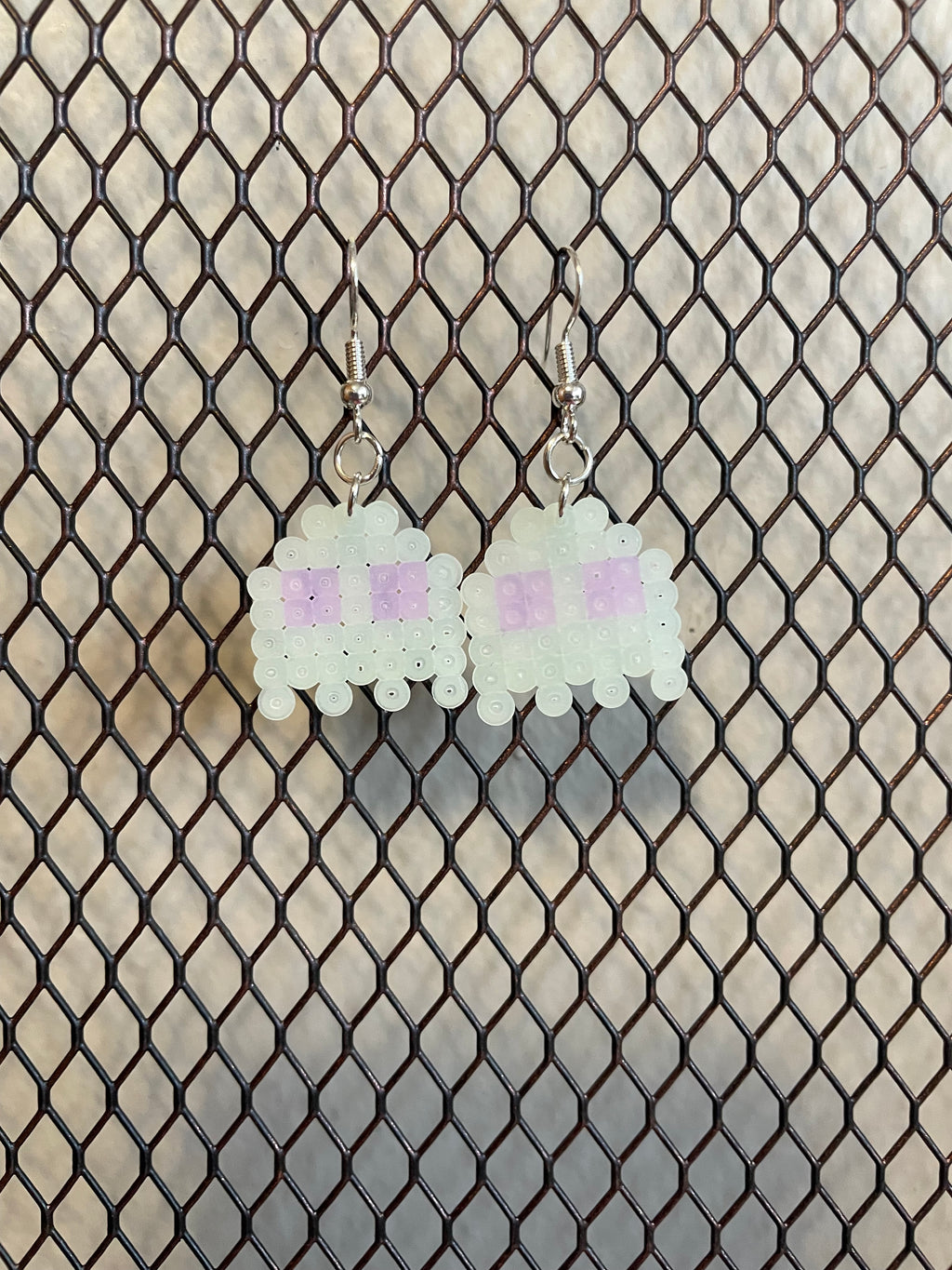 Glowing PAC-MAN Ghost Earrings