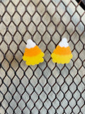 Candy Corn Earrings