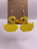 Yellow Duck Earrings