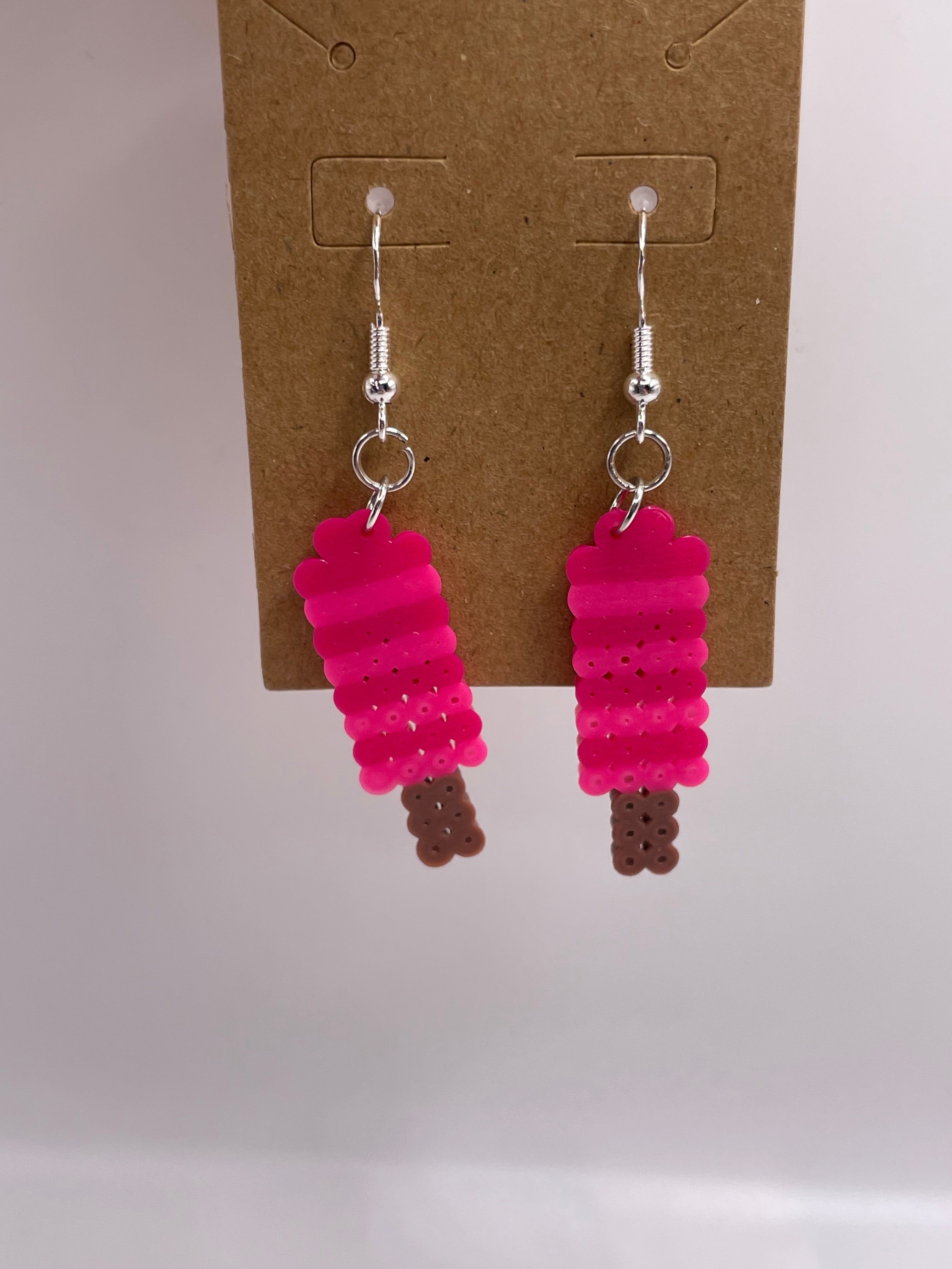 Pink Popsicle Earrings