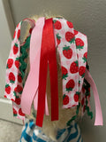 Strawberries Ribbon Hair Tie