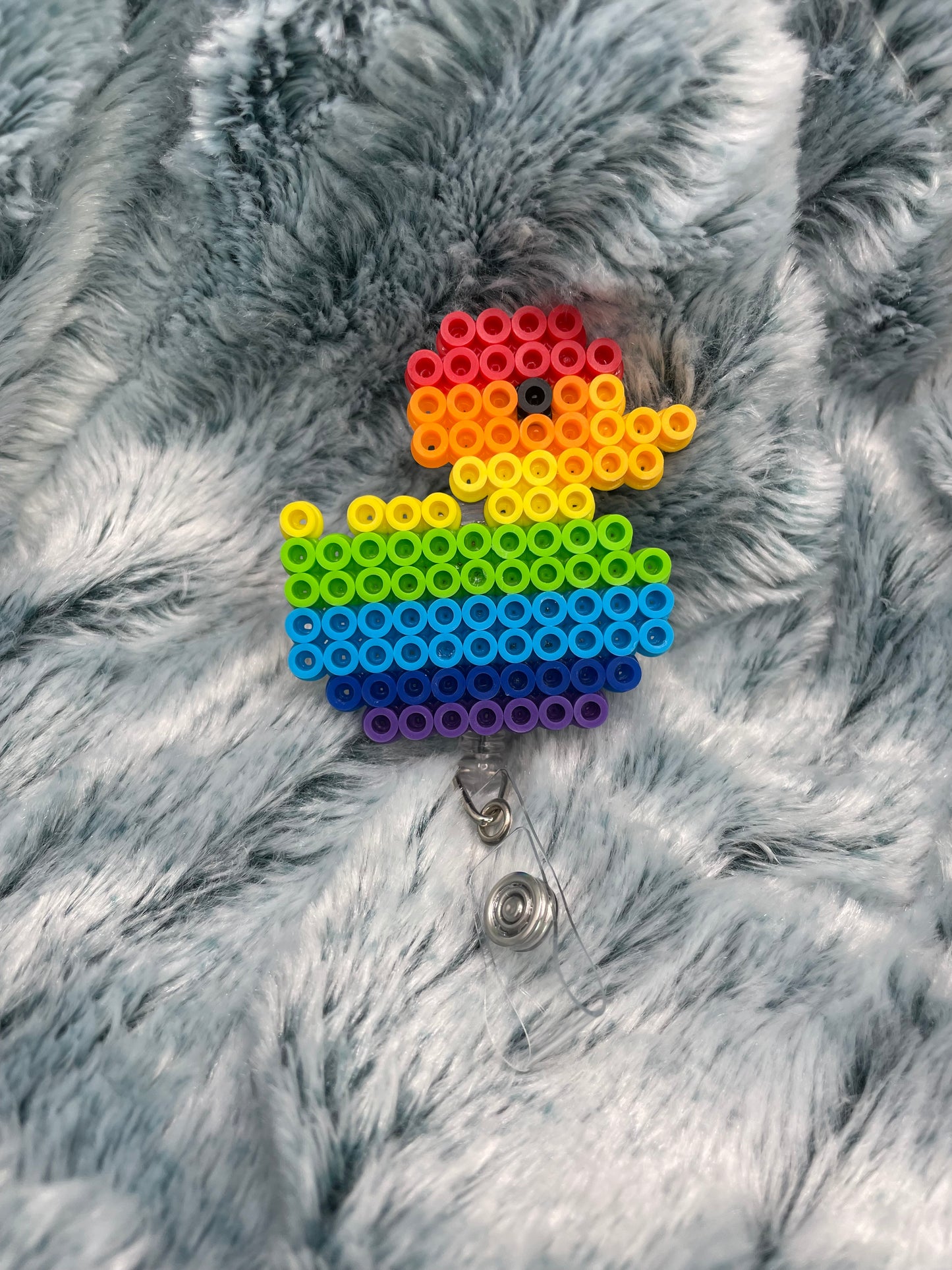 Rainbow Duck Badge Reel