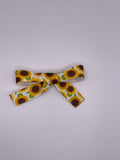 Sunflower Ribbon Hair Clip