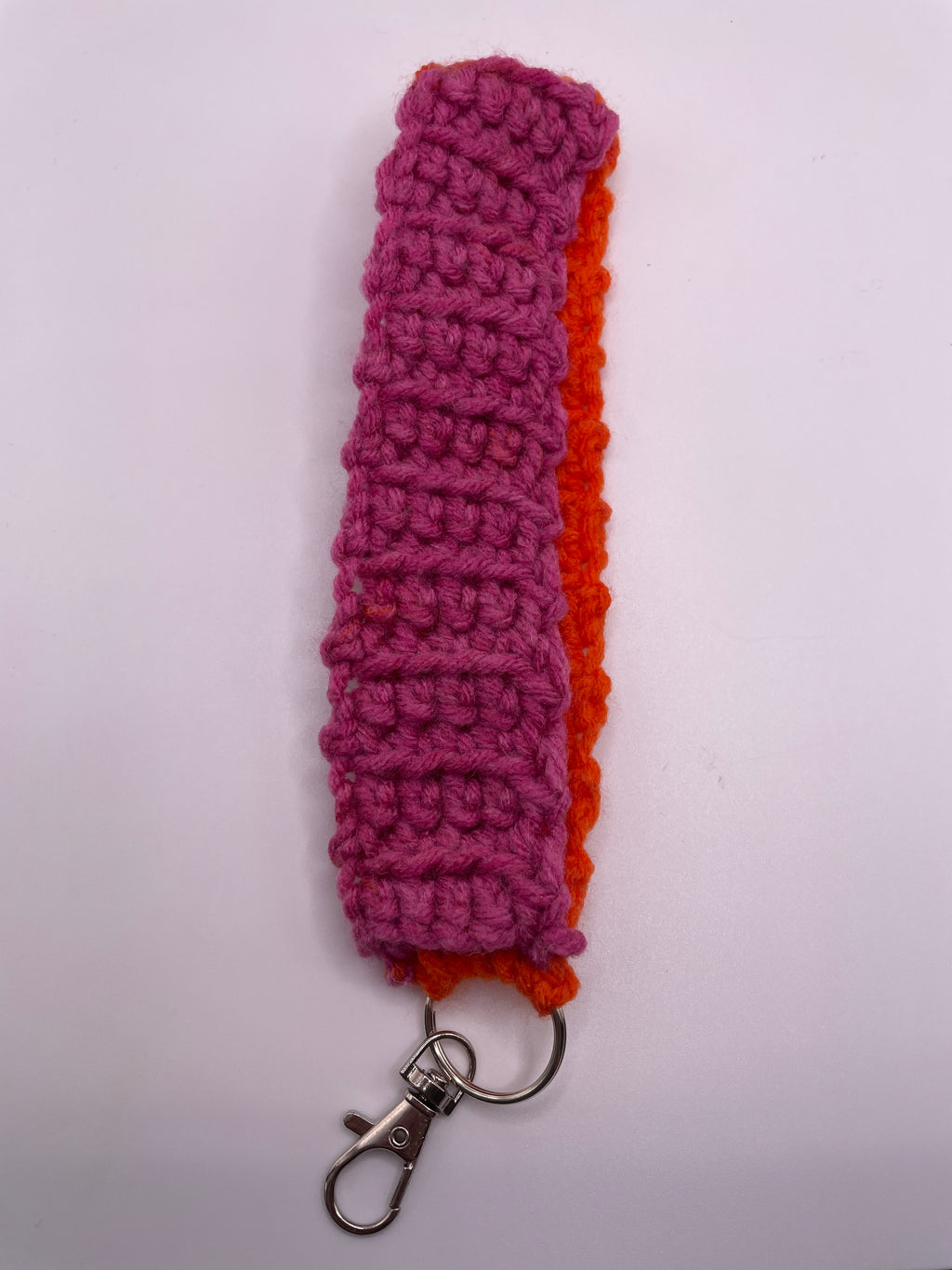 Purple and Orange Keychain