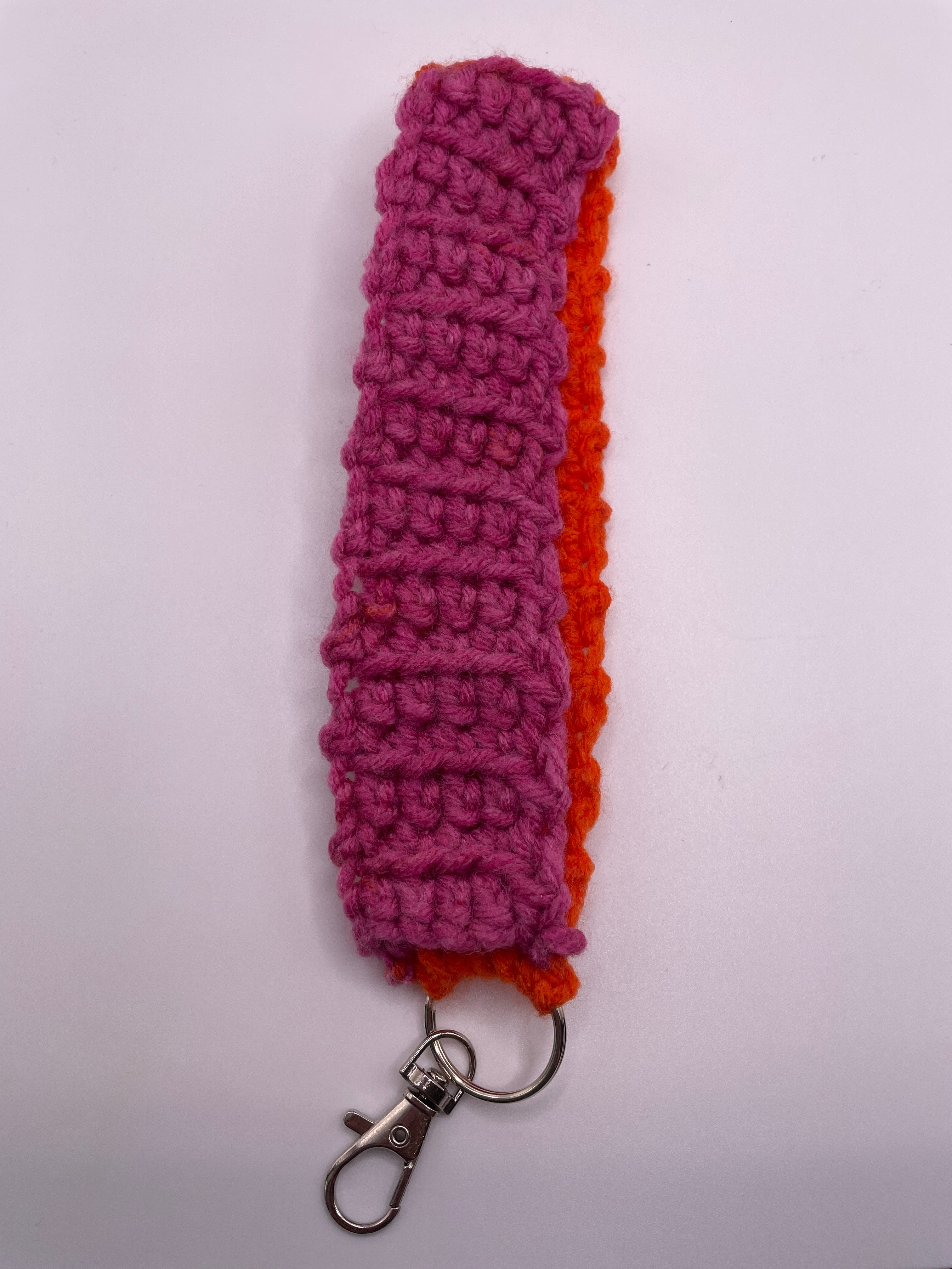 Purple and Orange Keychain
