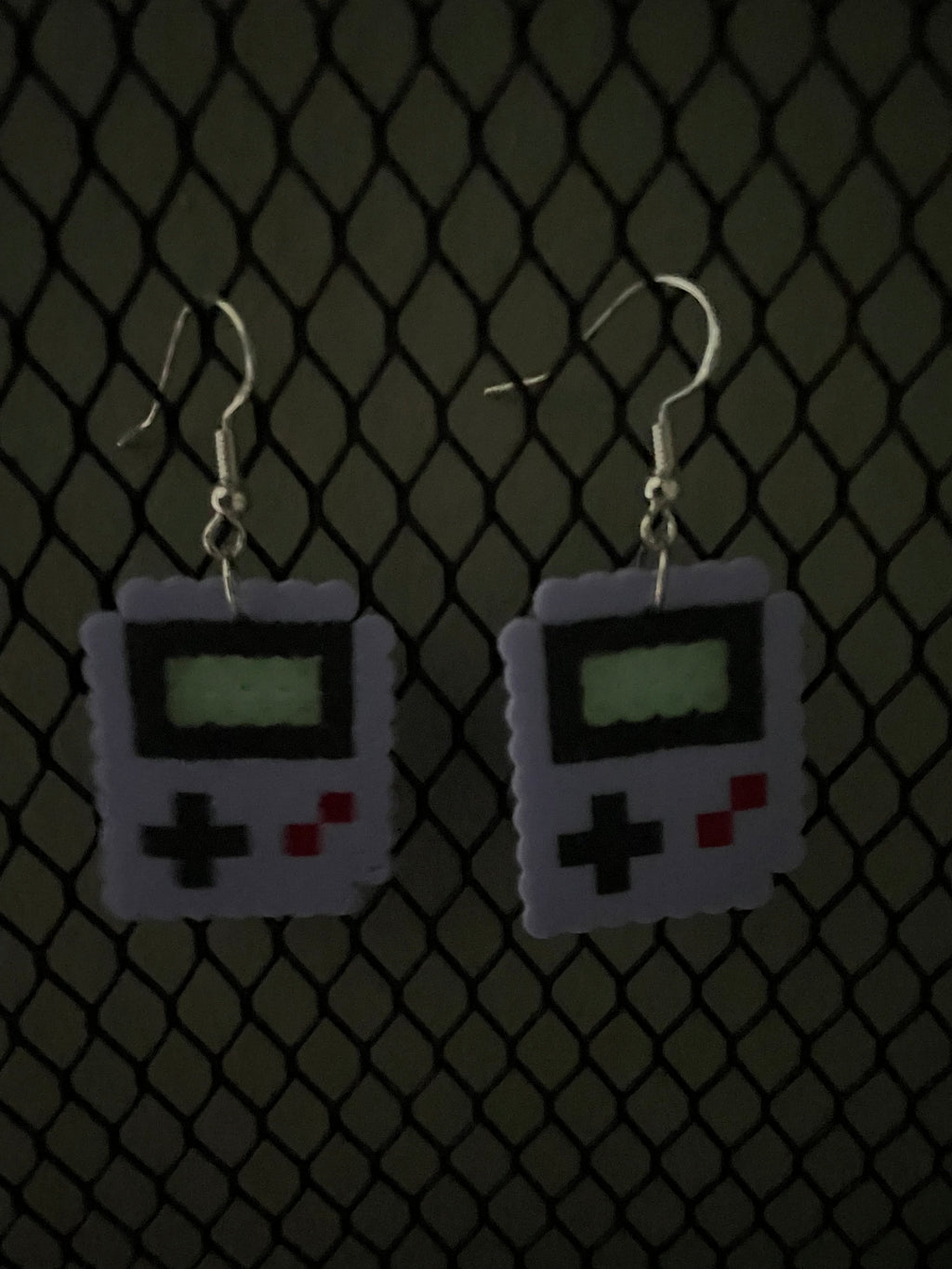 Purple Gameboy Earrings