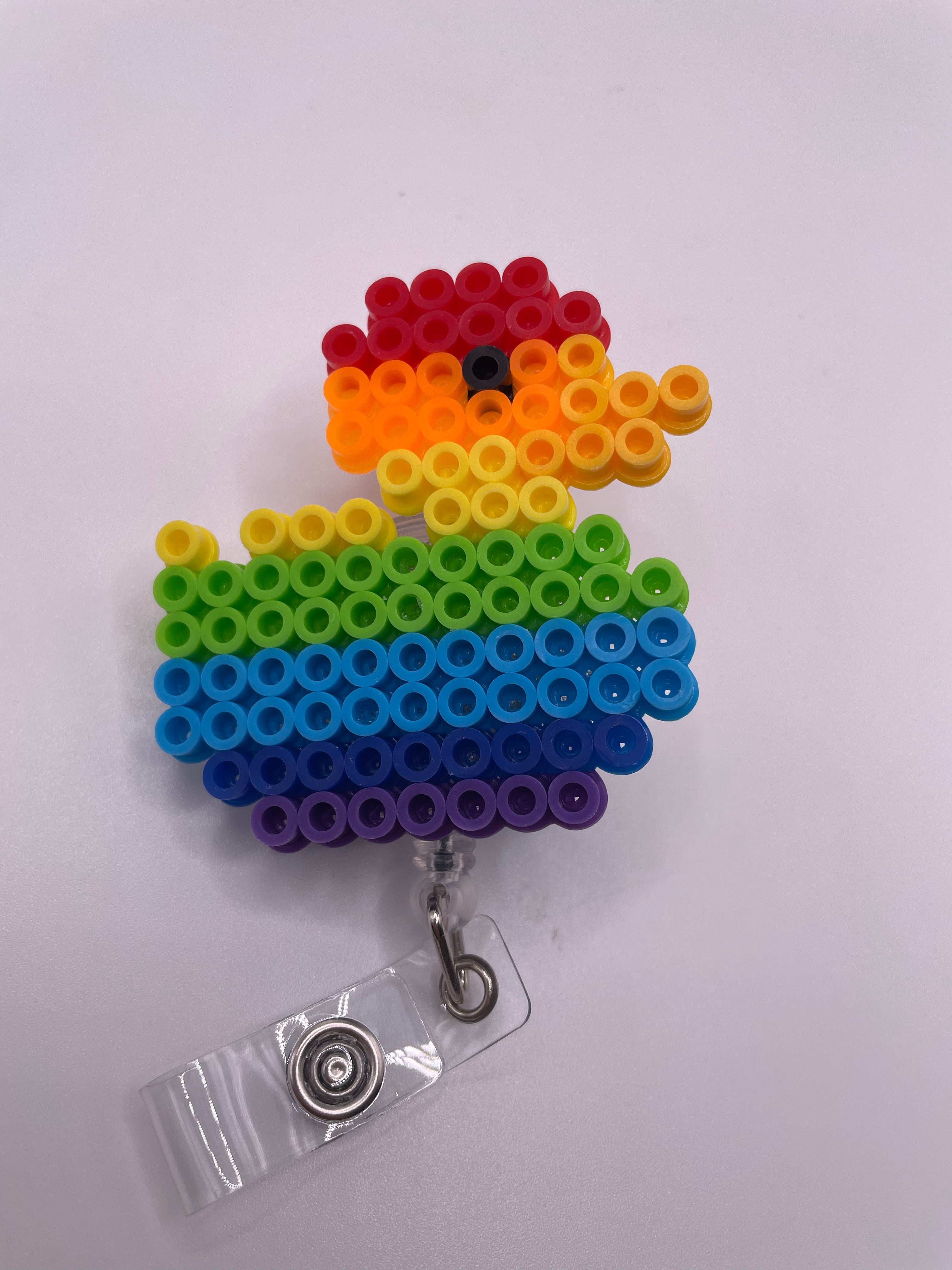 Rainbow Duck Badge Reel