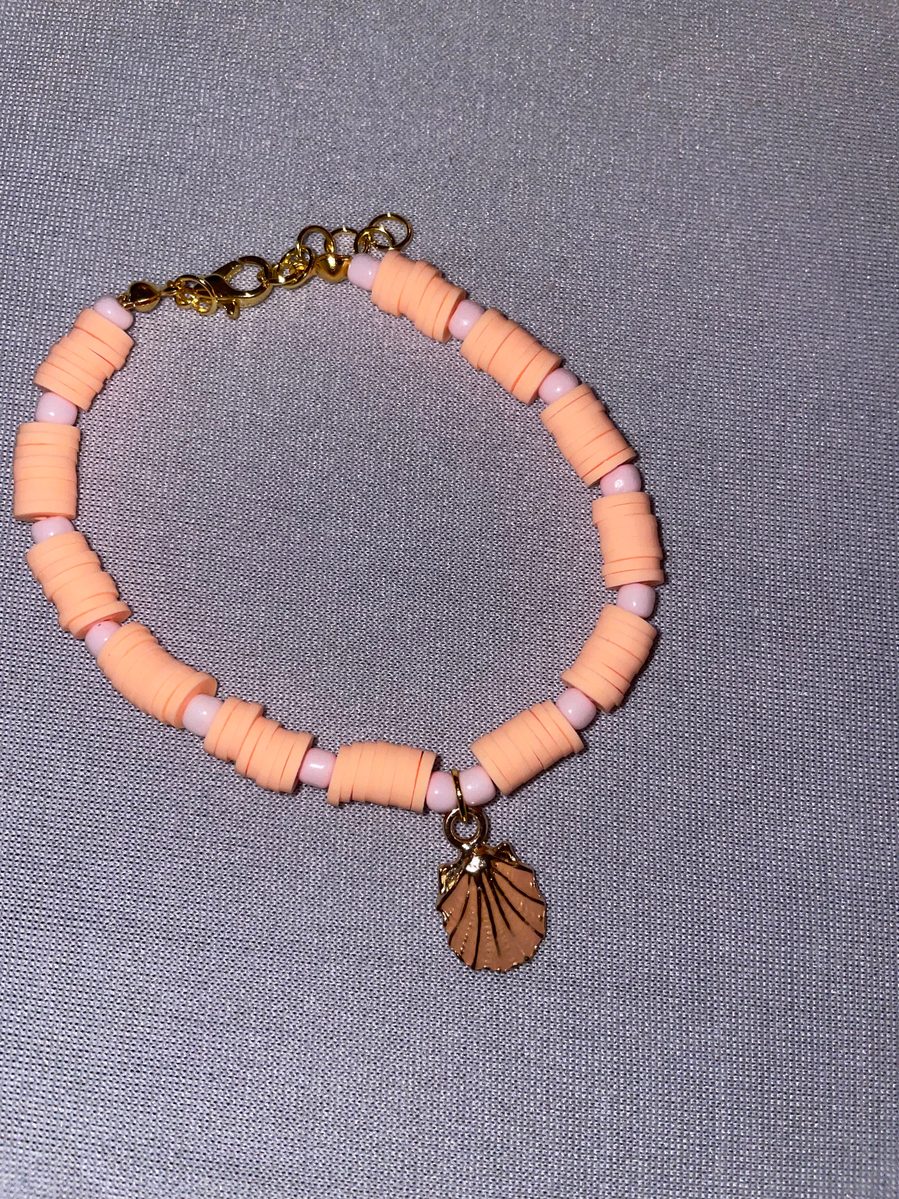 Peach Shell Bracelet
