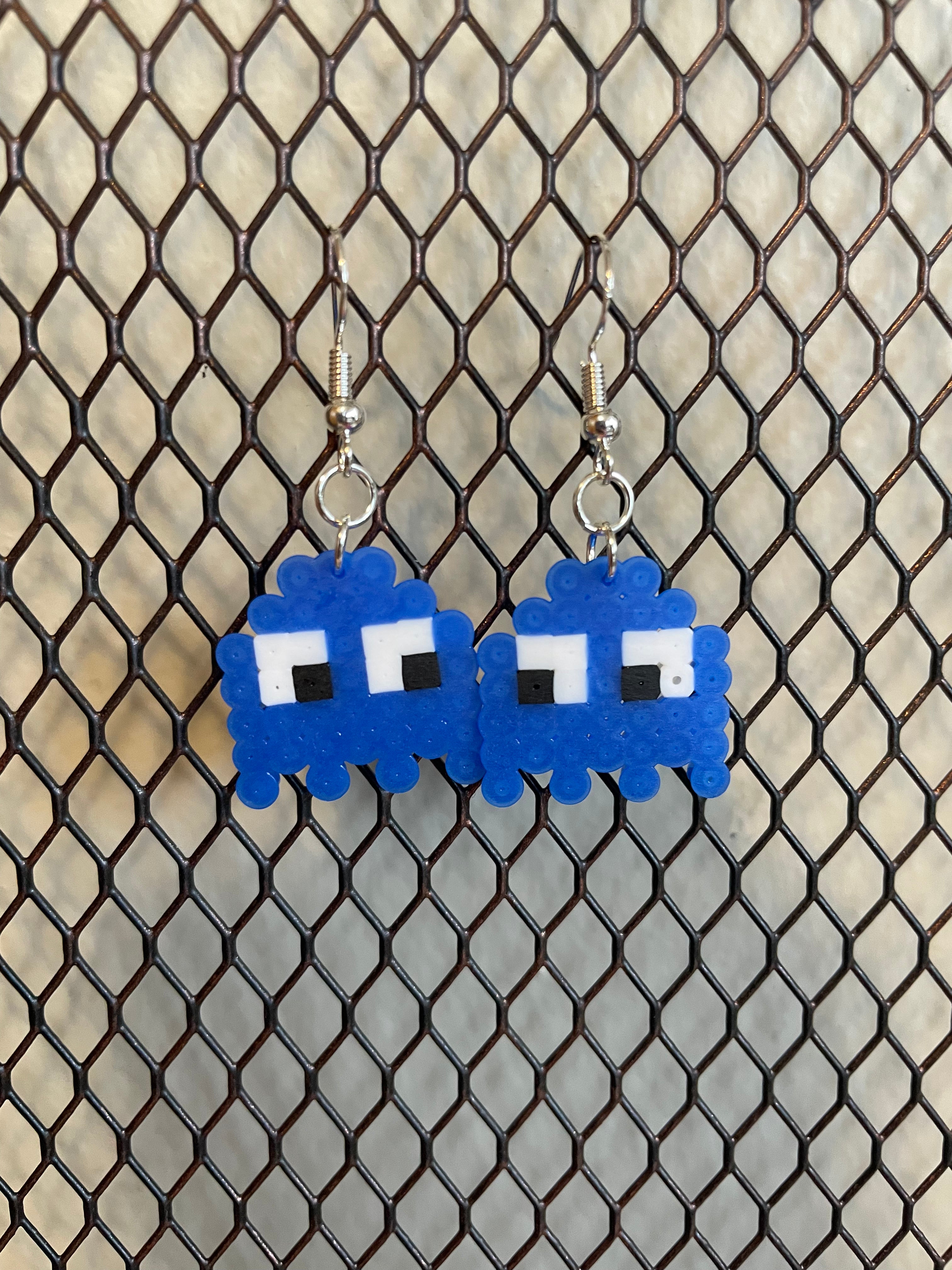 Blue Ghost Earrings
